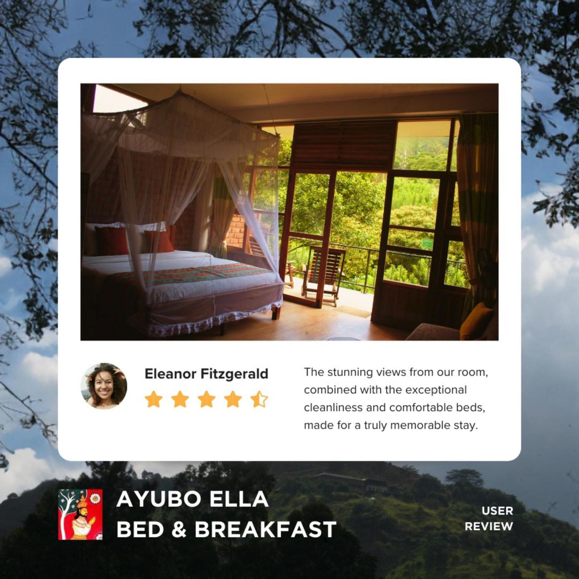Ayubo Ella - Bed & Breakfast Eksteriør billede